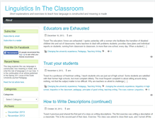 Tablet Screenshot of linguisticsintheclassroom.com